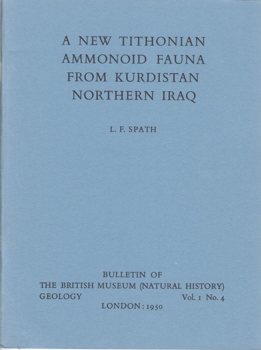 Spath, L.F. - A New Tithonian Ammonoid Fauna from Kurdistan, Northern Iraq
