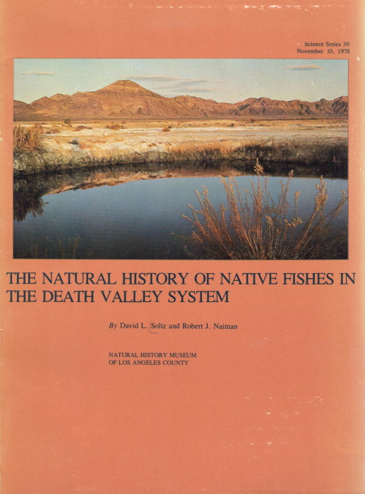 Soltz, D.L.; Naiman, R.J. - The Natural History of Native Fishes in the Death Valley System