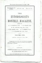 Entomologist's Monthly Magazine Vol. 57 (1921)