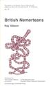 British Nemerteans (Synopses of the British Fauna 24)