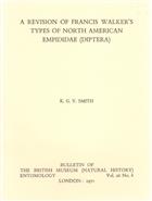 A Revision of Francis Walker's Types of North American Empididae (Diptera)