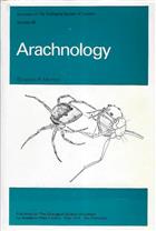 Arachnology: 7th International Congress