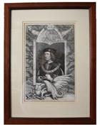 Engraving of Richard III  K[ing] of England. From an Antient Original Painting on Board at Kensinton Palace.