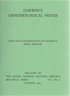 Darwin's Ornithological Notes