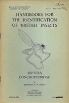 Diptera Lonchopteridae (Handbooks for the Identification of British Insects 10/2ai)