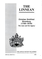 Christian Gottfried Ehrenburg (1795-1876): The man and his legacy