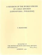 A Revision of the World Species of Chilo Zincken (Lepidoptera: Pyralidae)