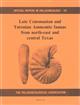 Late Cenomanian and Turonian Ammonite Faunas from North-east and Central Texas Special Papers in Palaeontology 39