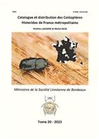 Catalogue et distribution des Coléoptères Histeridae de France