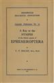 A Key to the Nymphs of the British Species of Ephemeroptera: with notes on their Ecology