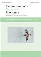 Entomologist's Monthly Magazine Vol. 160 Part 4 (2024)