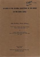 An Index to the Acarina Collections of the World (To the Family Level)