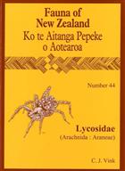 Fauna of New Zealand 44 Lycosidae (Arachnida: Araneae)