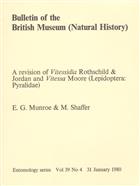 A Revision of Vitessidia Rothschild & Jordan and Vitessa Moore (Lepidoptera: Pyralidae)